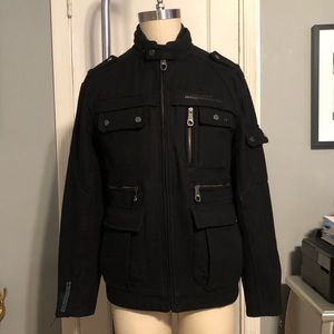 📦SOLD📦 Men’s INC paid $130 Black military jacket